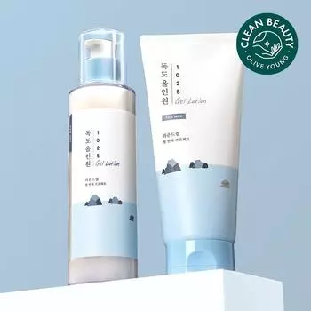 ROUND LAB For Men 1025 Dokdo All In One гель-лосьон, двойной набор 200 мл
