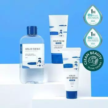 round lab for Men Birch Toner/Cream 2-piece set (+ 40ml shaving foam included)