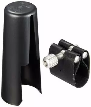 Rovner Dark Metal Ligature for Soprano Saxophone, 1MS
