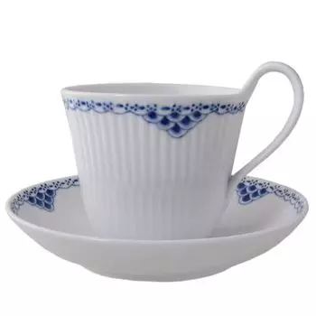 Royal Copenhagen 104 Princess 092 Чайная чашка с блюдцем и высокой ручкой и [Предмет]