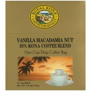 Royal Kona Vanilla Macadamia Nut One Drip 100g