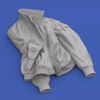 Royal Model WWII American Tanker Jacket неокрашенный набор из смолы RM1034 1/16 № 1