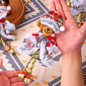 Рождественский кулон тонкой работы, рождественская елка, подвесная кукла, украшение для вечеринки, праздничное украшение дома Deer