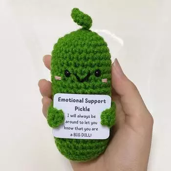 Рождественский позитивный картофель, вязаная картофельная игрушка, карманный декор ручной работы, забавная вязаная картофельная кукла, рождественский подарок, настольные украшения