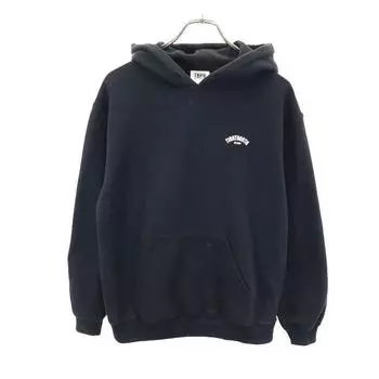 RRL Back print Long sleeve Sweatshirts S black Fleece lining TBPR Men s Used