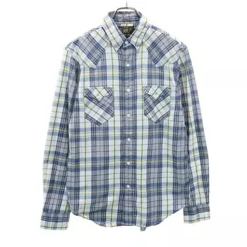 RRL Check Pattern Long sleeve Western York Button down shirt Men s Used