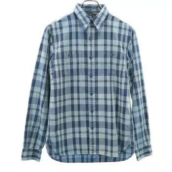 RRL Long sleeve Check shirt XS Navy other Ralph Lauren Ralph Lauren Men s Used