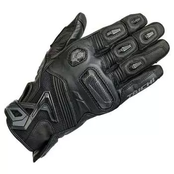 RS TAICHI Мотоциклетные перчатки Raptor Leather All Season с сенсорной панелью, совместимые со встроенной защитой RST441 BLACK M