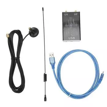 RTL SDR радиоприемник профессиональный 100 кГц1,7 ГГц УФ HF USB портативный полнодиапазонный приемник для системы связи
