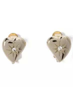 ru Серьги с сердечками LAME1031 DT [Lanvin Bleu] золотой