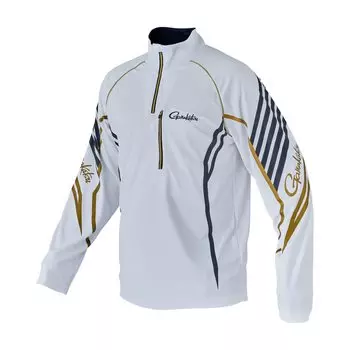 Рубашка Gamakatsu Kokage Max Zip GM3697 белая M белый