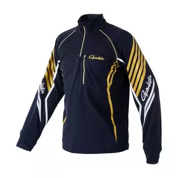 Рубашка Gamakatsu Kokage Max Zip GM3697 L Черный/Золотой