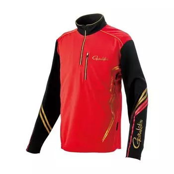 Рубашка Gamakatsu UD Zip, красная LL GM3778 красный
