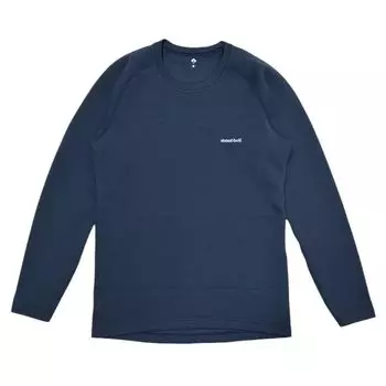Рубашка Geoline с круглым вырезом, темно-синяя [Montbell] EXP. Мужской (NV) #1107712 (L) тёмно-синий