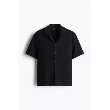 Рубашка HM caMp Regular Fit, темно-синяя XS