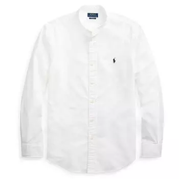 Рубашка оксфорд с длинным рукавом Polo Ralph Lauren с маленьким логотипом пони Мужские рубашки MNPOWOV16820342-100 S