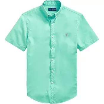 Рубашка поло классического кроя Polo Ralph Lauren с вышитым логотипом пони Мужские рубашки MNPOWOV1N820296-300 L