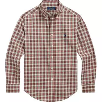 Рубашка Polo Ralph Lauren Ss25 Клетчатая Однобортная С Длинным Рукавом Детские рубашки Многоцветная 323918249-014 XL