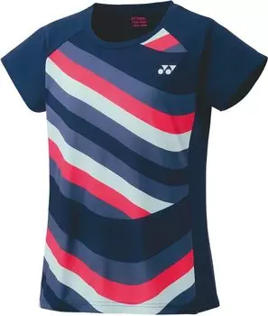 Рубашка с коротким рукавом Dry Indigo Marine O [Yonex] Футболка женская (458)