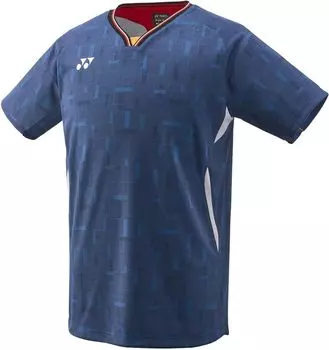 Рубашка с коротким рукавом Game Shirt Denim Navy L [YONEX] Мужская (Подходящий стиль) (629)