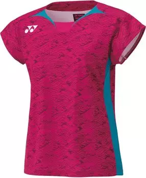 Рубашка с коротким рукавом Game Shirt Grape M [Yonex] (Приталенная рубашка) Женский (302)