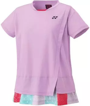 Рубашка с коротким рукавом Game Shirt Mist Pink L [YONEX] женская (407)