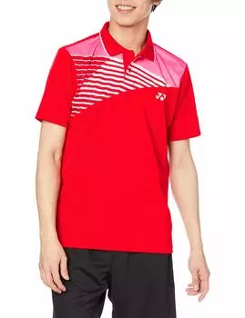 Рубашка с коротким рукавом Game Shirt Sunset Red Japan L на японский размер [Yonex] (496) (эквивалент L)
