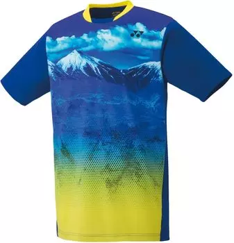 Рубашка с коротким рукавом, игровая рубашка Midnight Navy XO [Yonex] (472)