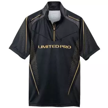 Рубашка SHIMANO Limited Pro Half Zip с коротким рукавом, черная, XS SH-125W