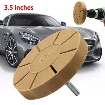 Rubber Eraser Wheel Decal Removal Rubber Eraser Wheel Pinstripe Adhesive Remover Vinyl Decal Graphics Removal Tool Wheel For Bmw жёлтый
