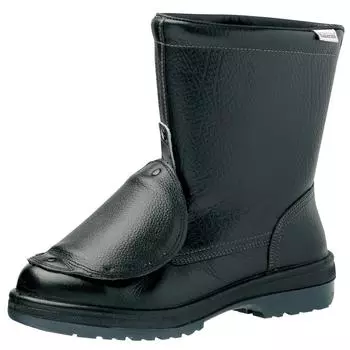 Резиновые защитные ботинки JIS Standard Half Boots Regular Work Wide Toebox Instep Protector RT940 Instep Professional Black cm [Midori Anzen] 26,5 чёрный