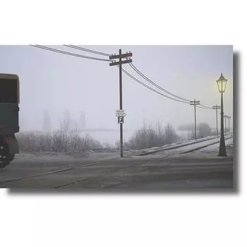 RUBICON MODELS 1/56 Telephone pole/light set plastic model RB3004