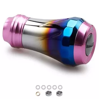 Ручка для катушки HEIGHTEN 20 мм 10 г 7 цветов для ShimanoDaiwa (Shimano) Тип А (Daiwa) Тип S 70 Авиационный алюминий Серия Aurora (Сакура Пинк) (7)