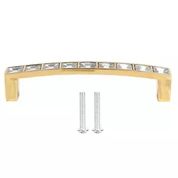 Ручка для шкафа Crystal Pull Modern с двумя отверстиями для дверцы шкафа