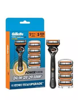 Ручка Gillette Proglide Power + 5 лезвий