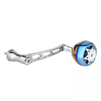 Ручка Gomexus 68 мм для спиннинга Shimano Daiwa, интегрированная, изготовлена из экстра супер с титановой ручкой питания, катушка, структура, дюралюминий,