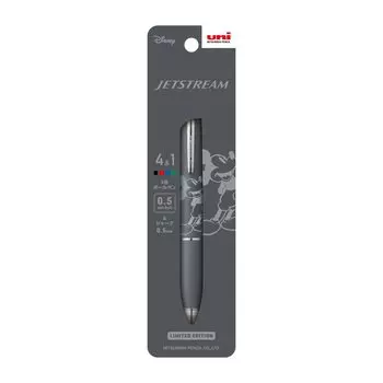 Ручка-карандаш Mitsubishi Jet Stream Limited Disney Mickey MC Grey MSXE516D5PMCG многофункциональная 4&1 0,5