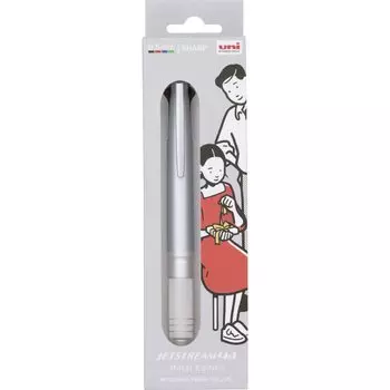 Ручка-карандаш Mitsubishi Jet Stream Metal Edition, ограниченный подарочный пакет, цвет Ice Silver, легко писать, MSXE5200A81G, многофункциональная, 4&1, 0,5