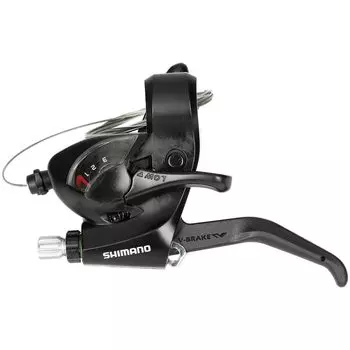 Ручка SHIMANO Левая ручка только 3S 2 пальца ESTEF41LBL TOURNEY Переключение/Тормоз (MTB) СТ-EF41-L чёрный