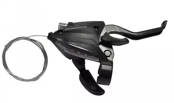 Ручка SHIMANO ST, черная, только правая, 7S, 2 пальца, ESTEF5002RV7AL ST-EF500 чёрный