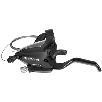 Ручка SHIMANO, только левая ручка 3S, 2 пальца, черная, ESTEF5002LSBL, ACERA, переключение передач/тормоз (MTB) ST-EF500-L чёрный