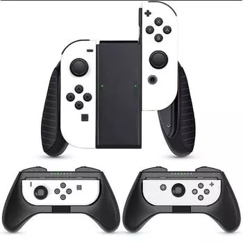 Ручка совместима с Nintendo Switch/Switch OLED Joy-Con, 3 шт. в упаковке, износостойкий чехол для игрового контроллера Switch красный