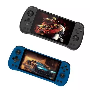 Ручная игровая консоль X55, 5,5-дюймовый экран, 4000 мАч, перезаряжаемая батарея, игровая консоль, идеальный подарок для детей, мужчин, женщин