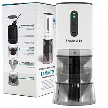 Ручная капельная кофемолка LAMASTER (белый)