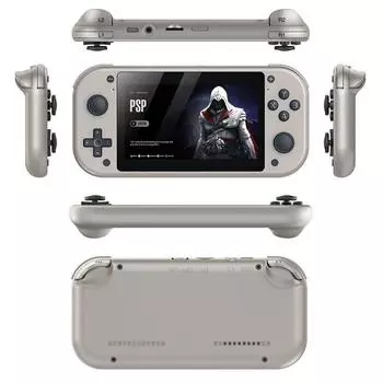 Ручной игровой плеер M17, мини-игровая консоль Emuelec, 4,3-дюймовый ЖК-экран, портативный ретро-30000 игр, 128 ГБ для PSP/PS1/N64