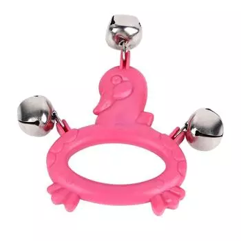 Ручной колокольчик-трещотка Jingle Bell Shaker ударные инструменты музыкальная ритмическая игрушка для игры