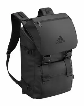 Rucksack A4 size storage 14inch PC storage 29L [Adidas] No.68042 Men s Black/Black