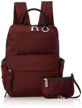 Rucksack Furominin 8L with 54625 Bordeaux H32 x W26 x D11cm [Ace Tokyo] multi-pouch Women s
