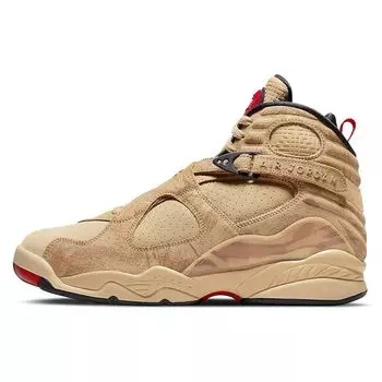 Rui Hachimura x Air Jordan 8 Retro SE Черные мужские кроссовки Samurai Tan Twine Gym-Red DO2496-700 40