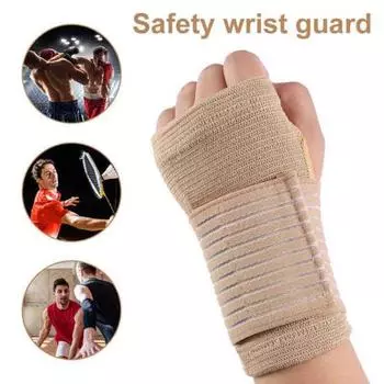 Рукава для поддержки запястья Palm Brace Спортивные компрессионные перчатки для фитнеса чёрный